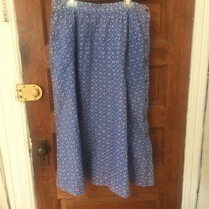 Vintage 100% Cotton Laura Ashley Skirt